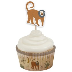 12 adornos para cupcakes - Safari. n3