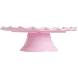 Soporte para tartas ondulado rosa - 27, 5 cm. n1