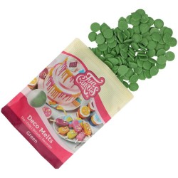 Funcakes Deco Melts Verde - 250g. n1