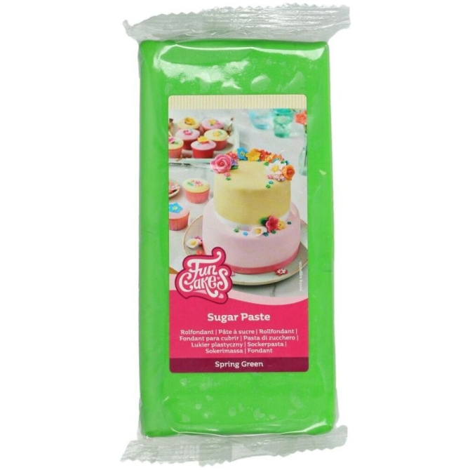 Pasta de Azcar Verde FunCakes - 1kg 