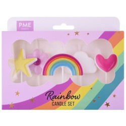 5 Velas - Set Arco Iris. n2