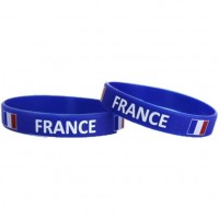 2 Pulseras de Silicona - Francia