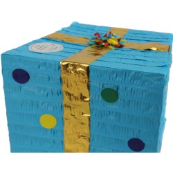 Caja de regalo piata azul. n1