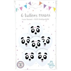 6 Globos - Bonitos pandas. n1