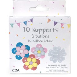 10 soportes para globos - Forma de flor. n2