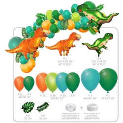 Kit Arco 50 Globos Dino. n1