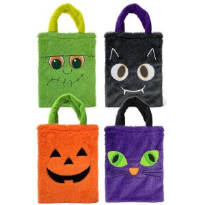 Bolsa de dulces de felpa para Halloween