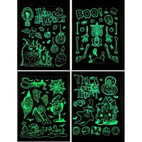 Pegatinas para ventana Glow Phophoresent Halloween Happy Halloween