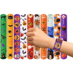 10 pulseras de bofetada de Halloween. n1