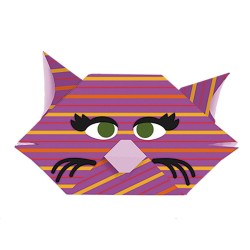 Gato De Origami Para Nios. n4