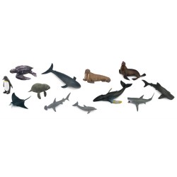 12 minifiguras de animales marinos. n1