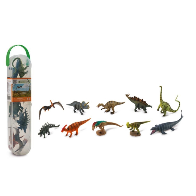 10 minifiguras de dinosaurios 