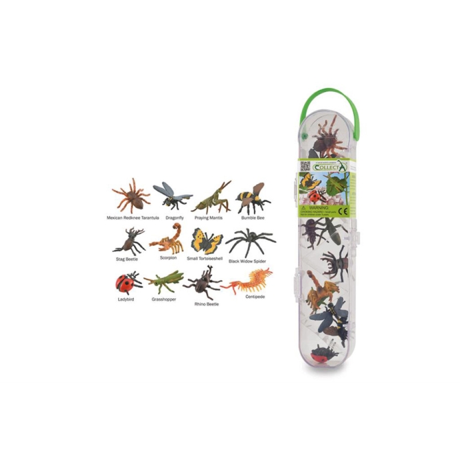 12 minifiguras de insectos y araas 