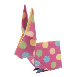 Liebre de origami para nios. n2