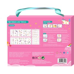 Caja de Tatuajes y Pegatinas para Uas - Unicornio. n5