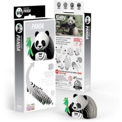 Kit Figuras Panda 3D para montar - Eugy. n3