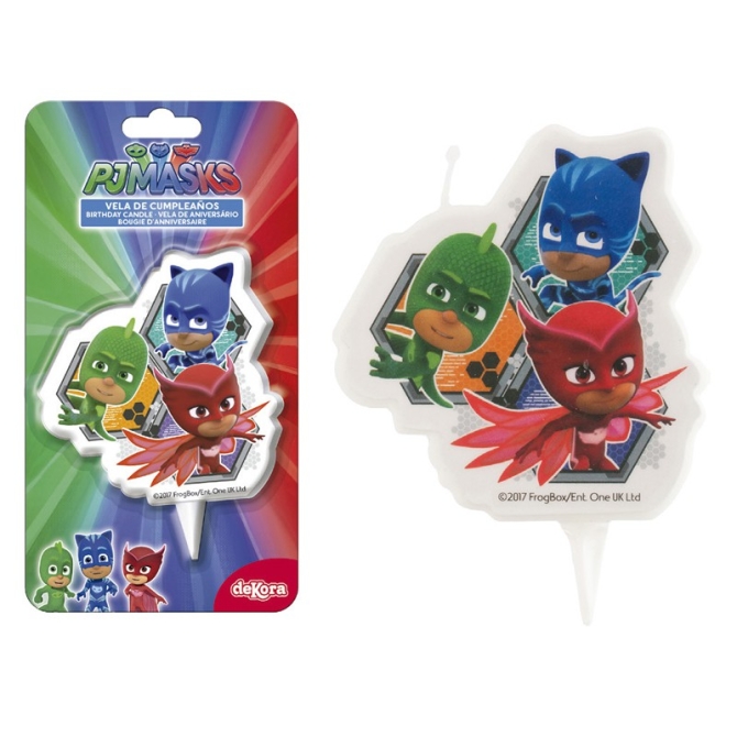 Vela de silueta de PJ Masks 