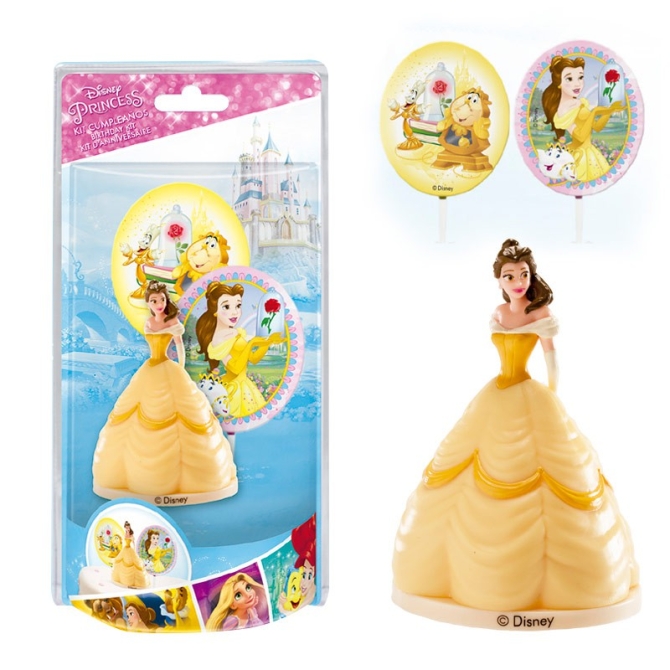 Kit Figuras  +  2 palillos Deco Bella (Disney) 