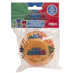 25 envoltorios para cupcakes - PJ Masks. n2