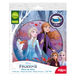 Disco Frozen 2 (20 cm) - Sin Levadura. n1