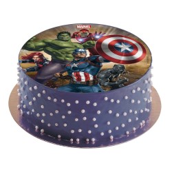 Disco Vengadores (16 cm) - Comestible. n2