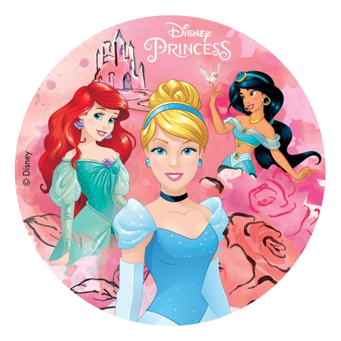 Disco Princesas Disney (20 cm) - Comestible 