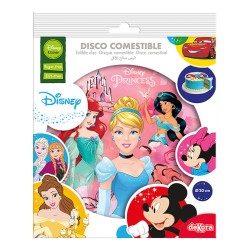 Disco Princesas Disney (20 cm) - Comestible. n1