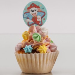 20 decoraciones para cupcakes de la Patrulla Canina - Sin levadura. n4