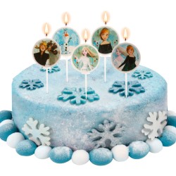 5 Velas Frozen 2 Pico. n2