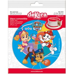 Disco Pequeo Paw Patrol (15, 5 cm) - Comestible. n1