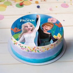 Petit Disque Frozen ( 15, 5 cm) - Comestible. n1