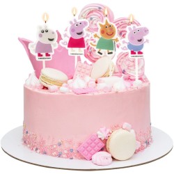 4 Velas Cumpleaos 2D Peppa Pig. n2