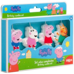 4 Velas Cumpleaos 2D Peppa Pig. n5