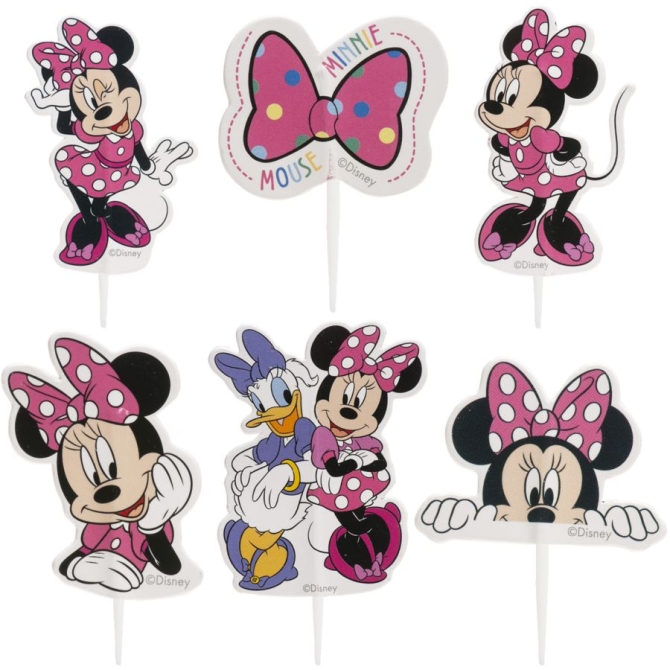 30 adornos para tartas de Minnie 