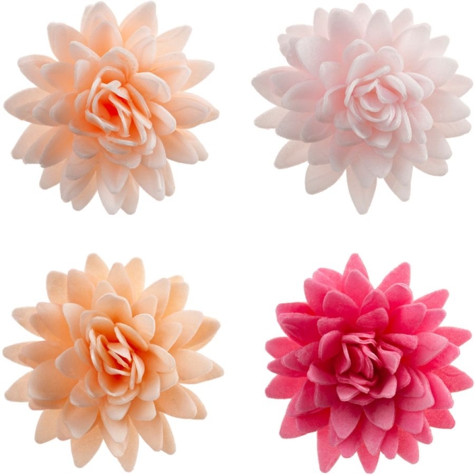 Assortiments de 18 Fleurs  5, 5 cm - Azyme 