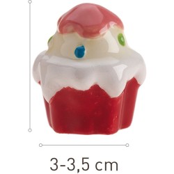 1 frijol para cupcakes Galette des Rois (3-3, 5 cm) - Cermica. n1