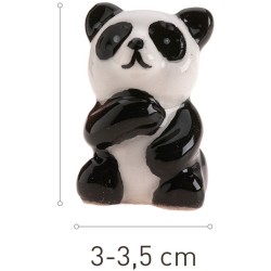 1 Frijol para Tarta del Rey Panda (3-3, 5 cm) - Cermica. n1