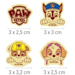 4 Figuras Paw Patrol  (2, 7-3, 1 cm) - Chocolate Blanco. n3