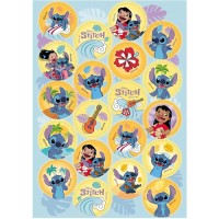 20 Mini Discos Stitch  3,4 cm - Comestibles