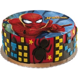 Disco Spider-Man  20 cm - Comestible. n1