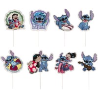 Stitch para decoracin de tartas (x16)