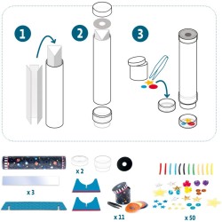 Caleidoscopio de bricolaje - Inmersin espacial. n3