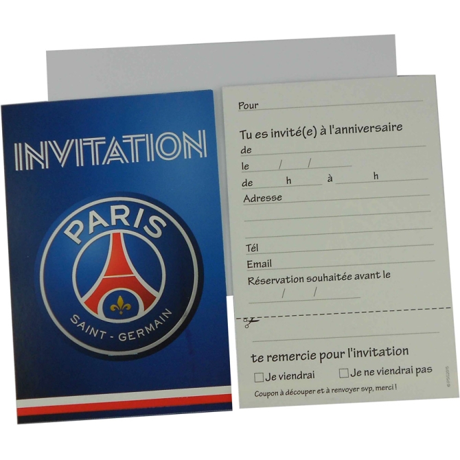 6 invitaciones de ftbol del PSG 