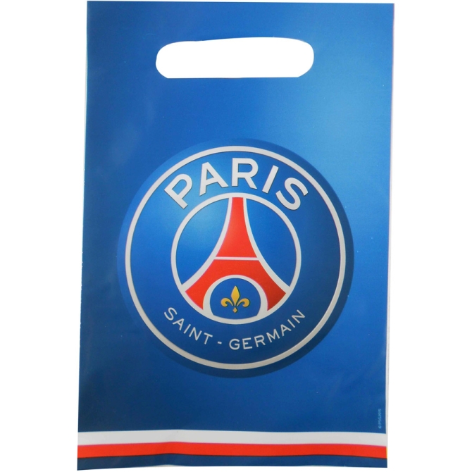 6 bolsas de regalo de ftbol PSG 