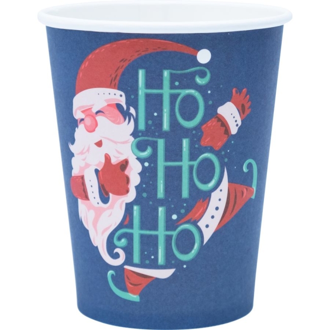 6 vasos de Pap Noel HOHOHO 