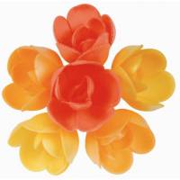 6 Rosas Pequeas (4 cm) Sin Levadura - Sabores de Frutas Exticas