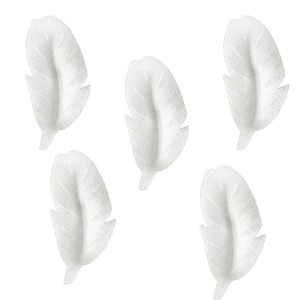 5 Plumas Pequeas (4,6 cm) - Sin Levadura