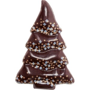 2 rboles de Navidad L'Etincelante (4,5 cm) - Chocolate