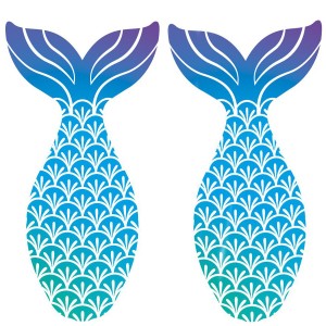 2 Colas de Sirena (3,6 x 7 cm) - Azyme