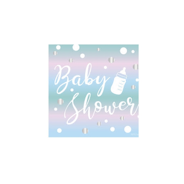 20 servilletas baby shower 